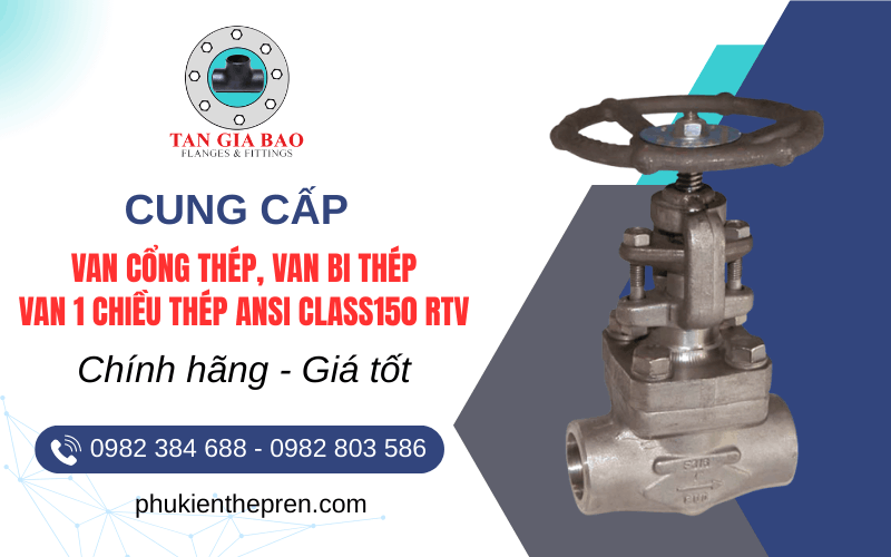 Van cổng thép ANSI CLASS 150 RTV