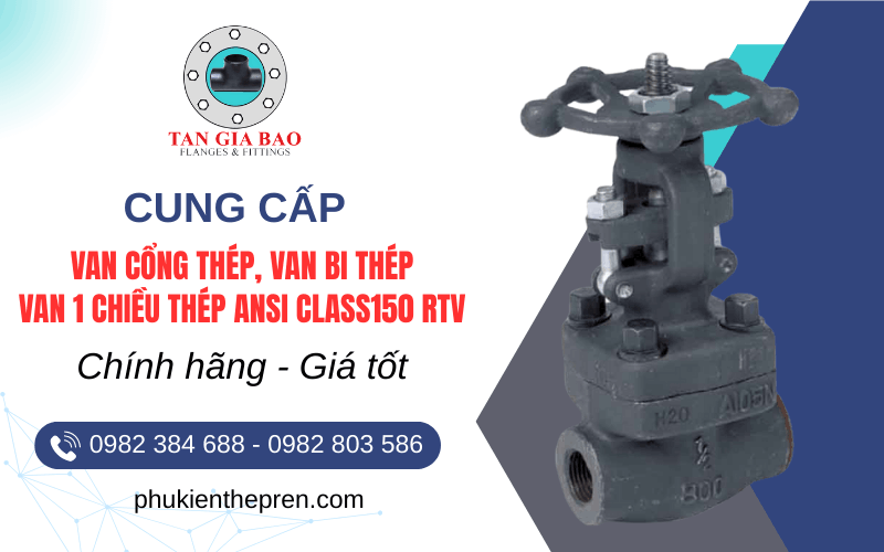 Van cổng thép ANSI CLASS 150 RTV