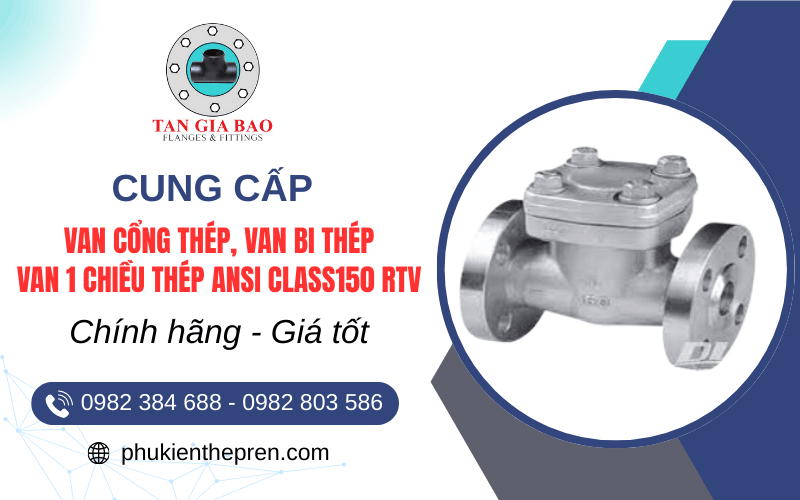 Van cổng thép ANSI CLASS 150 RTV