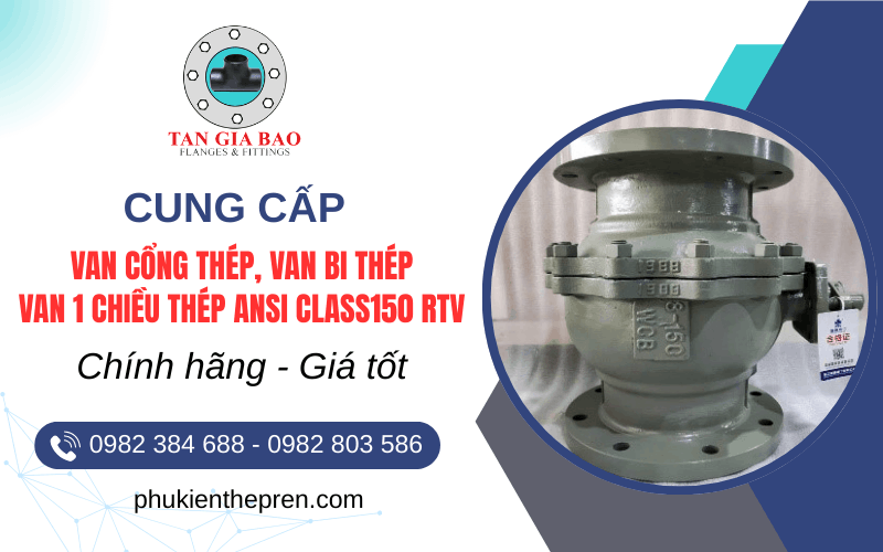 Van cổng thép ANSI CLASS 150 RTV