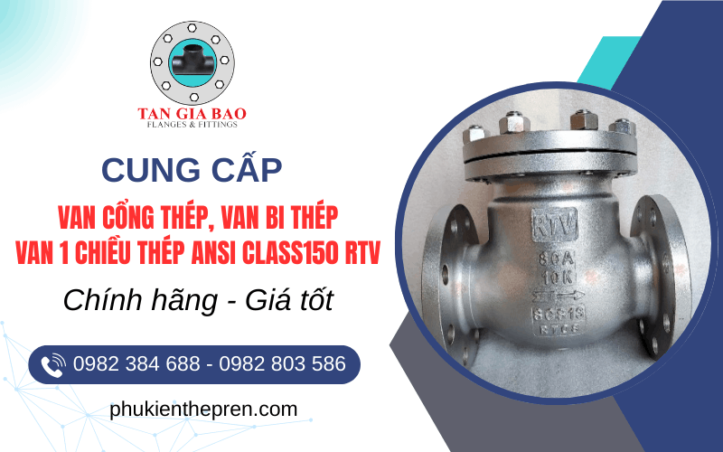 Van cổng thép ANSI CLASS 150 RTV
